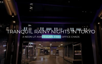 Rain Therapy: A Tranquil Tokyo Night Walk in Neon and Heavy Rain | ASMR Escape